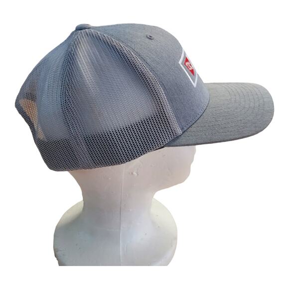 Tractor Supply Light Gray Trucker Snapback Hat Cap Lid like NEW - Picture 3 of 5